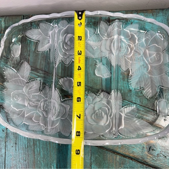 Studio Nova Vintage Winter Rose Set of 2 Trays Japan Floral - Picture 15 of 16